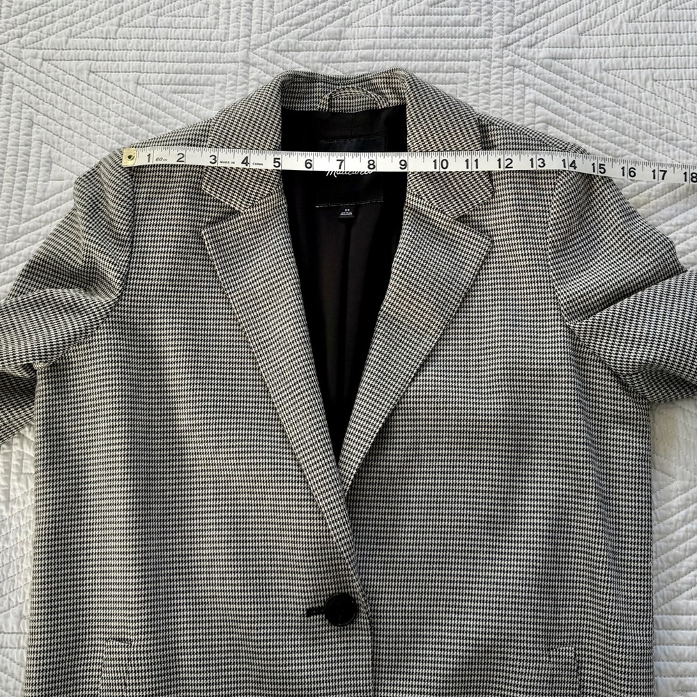 Madewell Dorset Blazer in Houndstooth - Picture 8 of 11